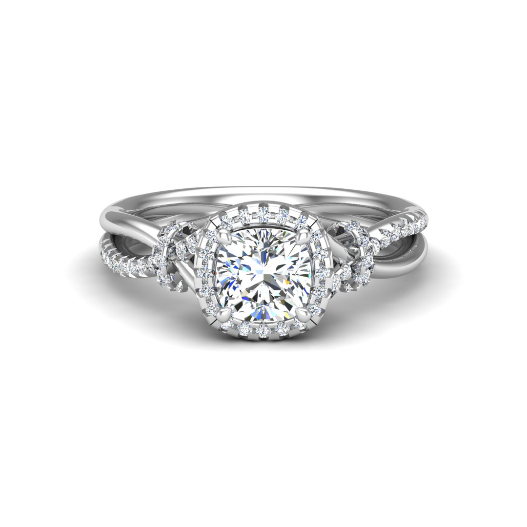Adelynn Halo Engagement Ring